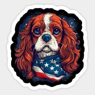 vintage doggy design Sticker